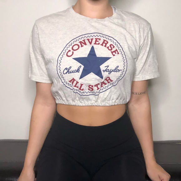 converse crop top